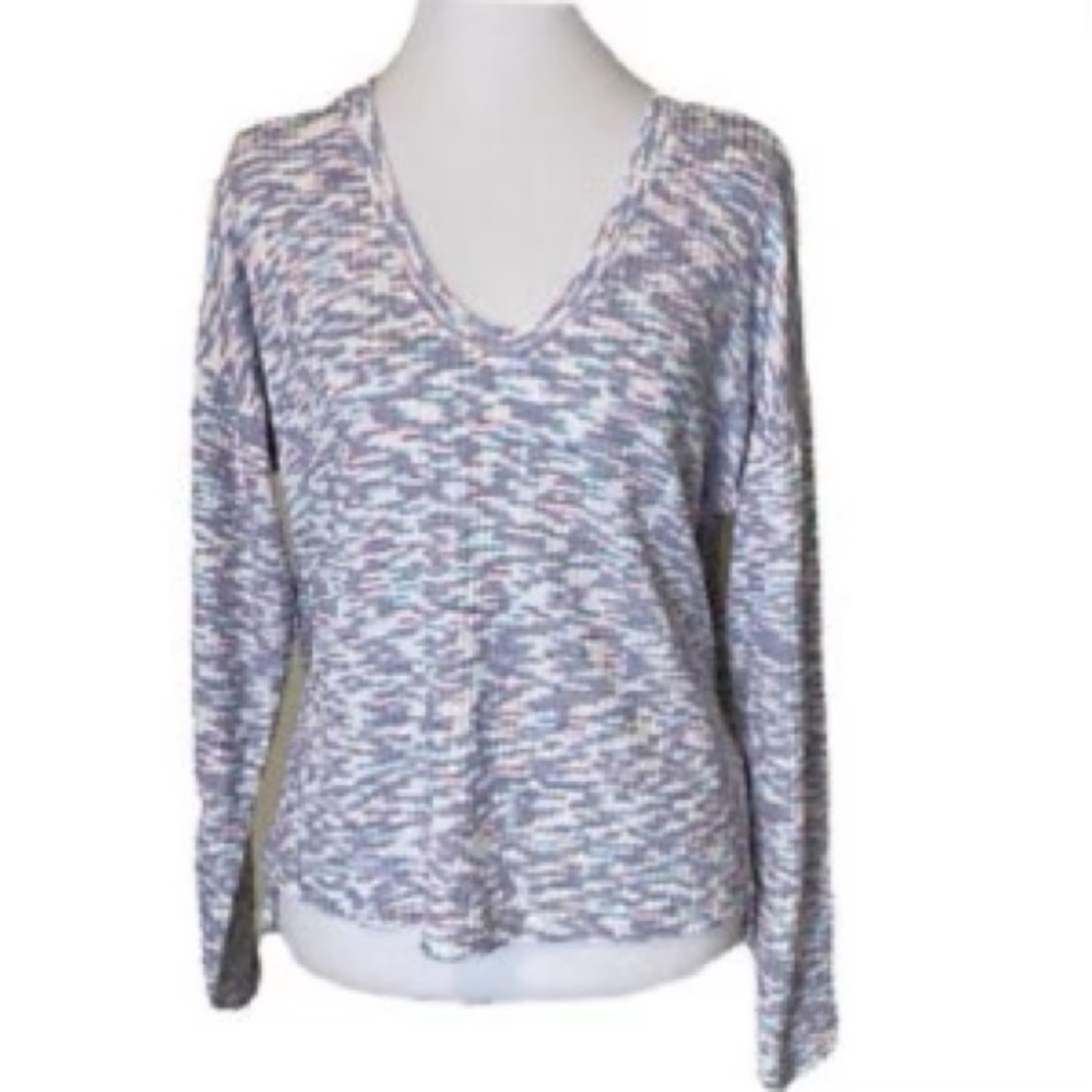 NWT Code X Mode Space Dye V Neck Sweater